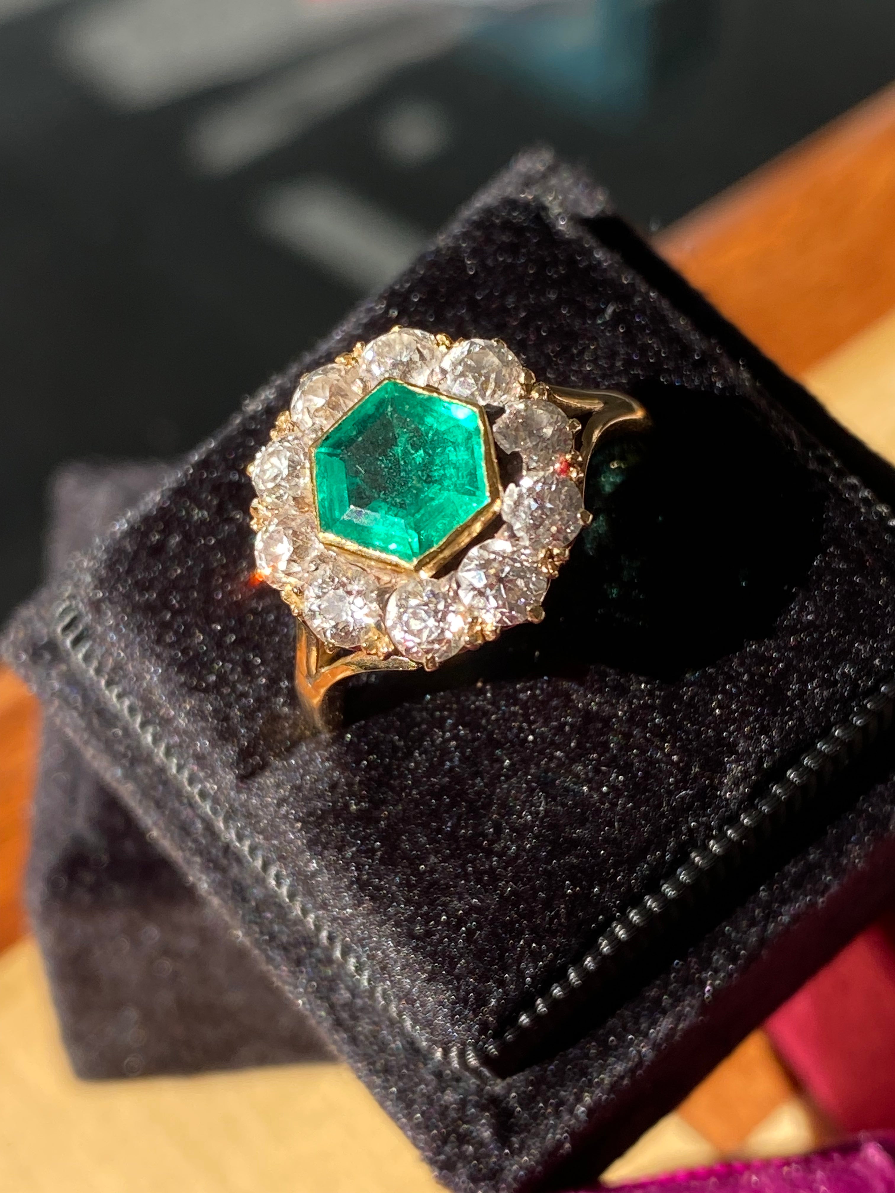 Emerald and diamond rings – Delphi Antiques (Dublin)